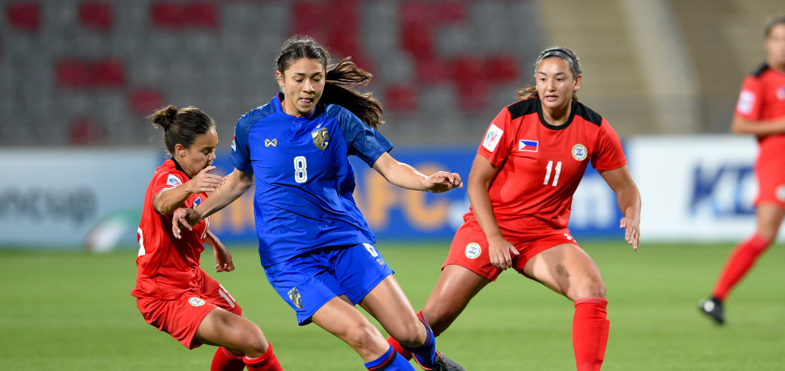亚洲女足球锦标赛进入决赛阶段，激烈角逐
